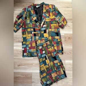 Vintage MS ✔️X 80s Shorts Set L